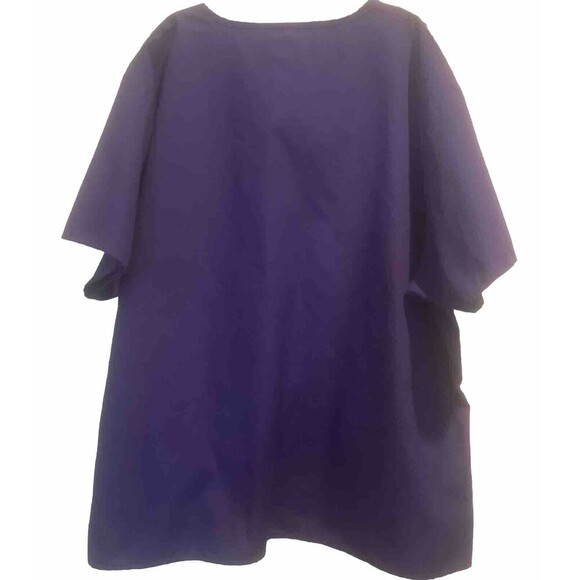 Wonder Wink Origins Women’s PURPLE Medical Scrub Top Pockets V-Neck 3XL - Picture 8 of 8